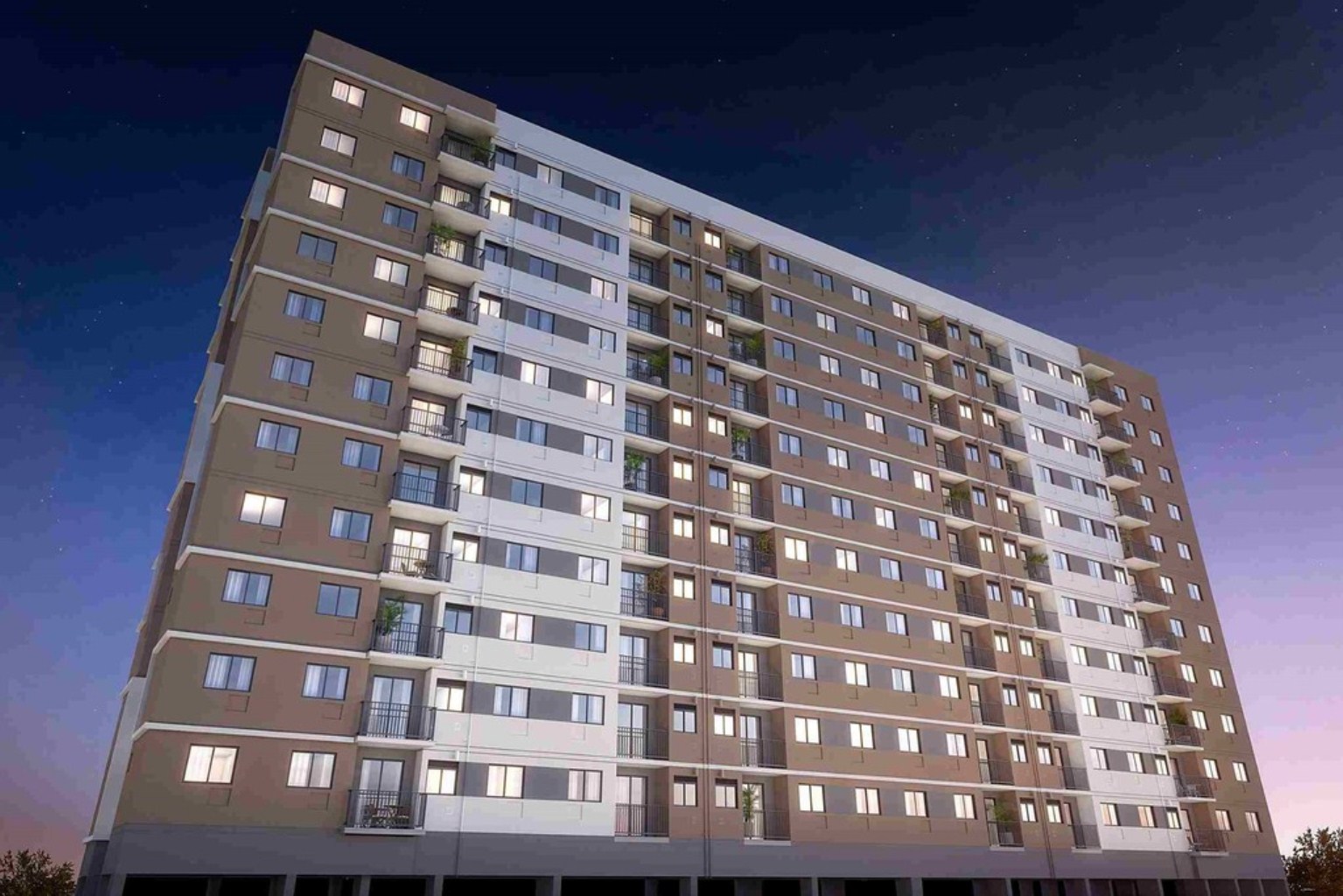 Apartamento à venda com 2 quartos, 52m² - Foto 2