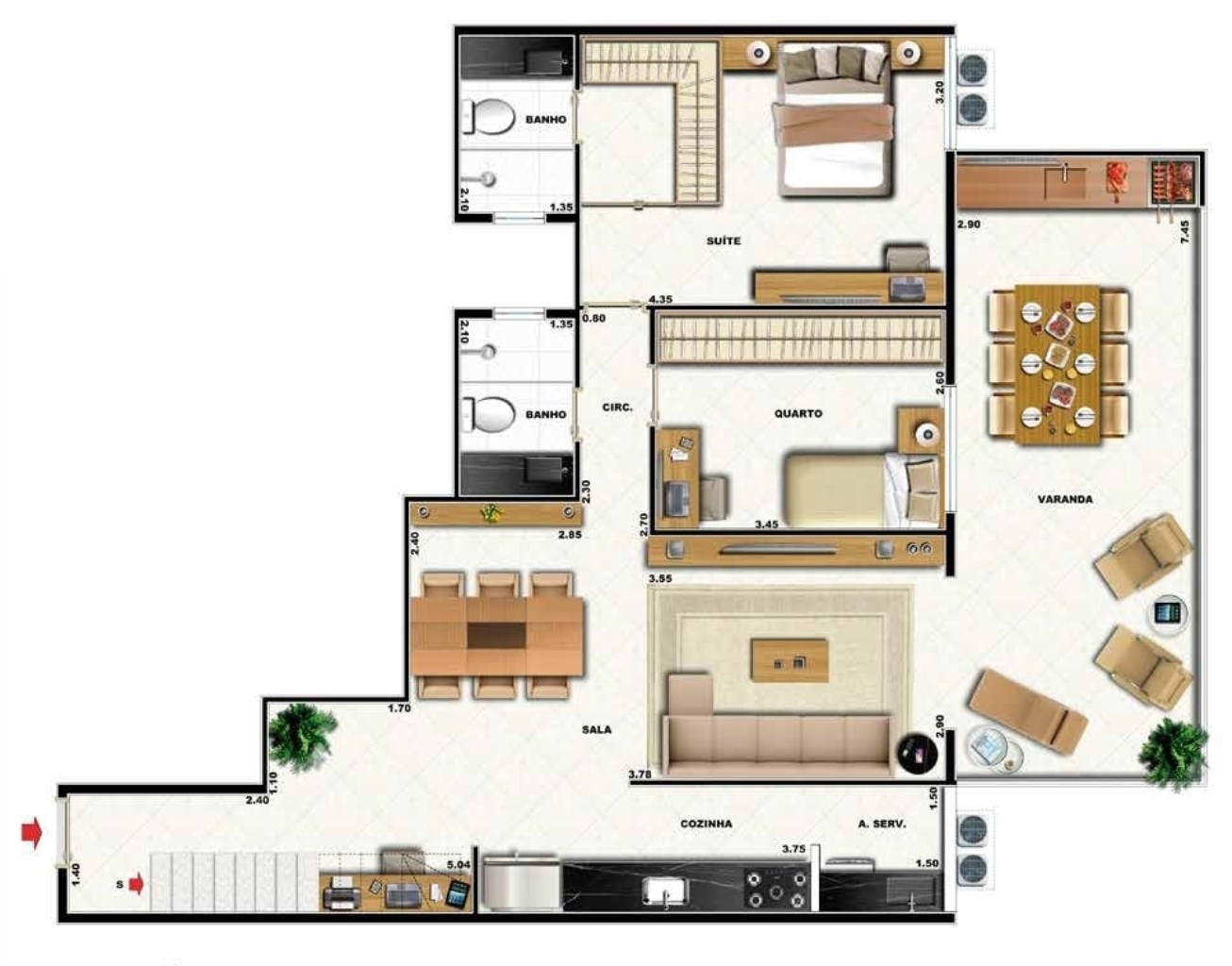 Cobertura à venda com 3 quartos, 142m² - Foto 31