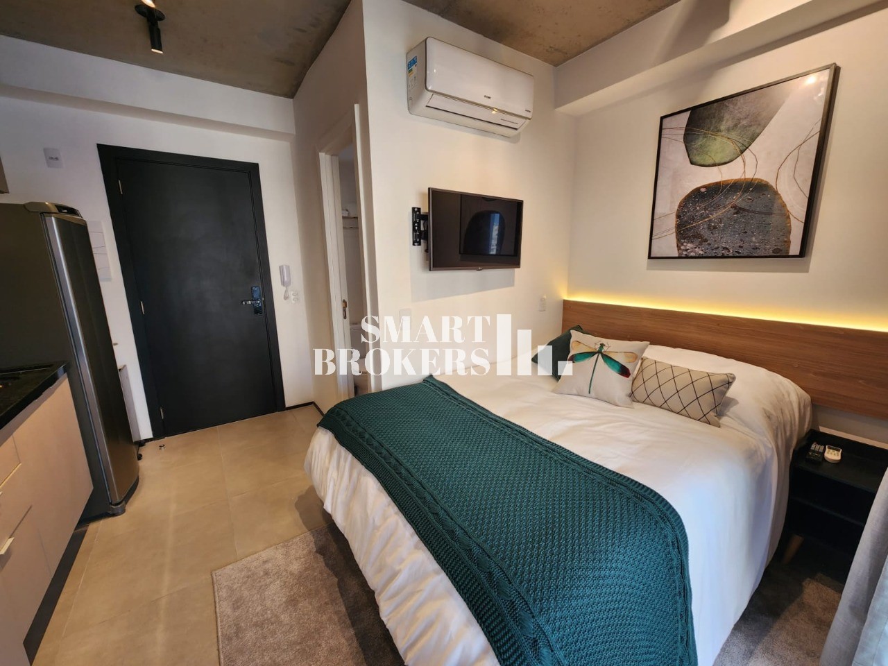 Studio novo, totalmente mobiliado, para locação, 22 metros quadrados, primeira locação - Bela Vista, São Paulo, SP