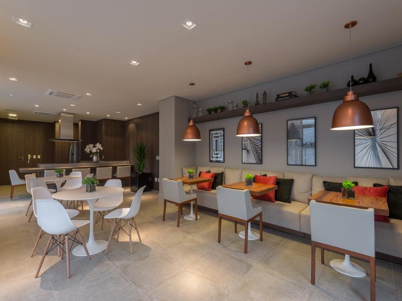 O Studio possui 35 metros quadrados com terraço e 1 vaga de garagem.I
