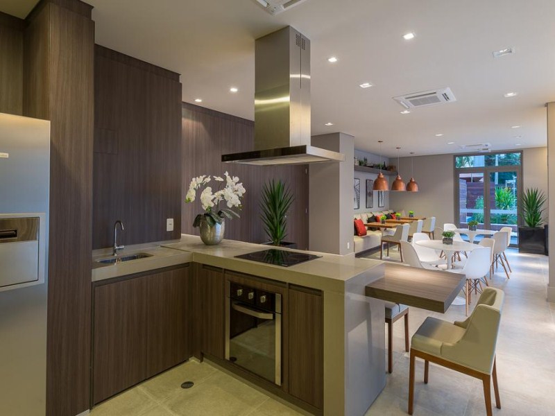 O Studio possui 35 metros quadrados com terraço e 1 vaga de garagem.I