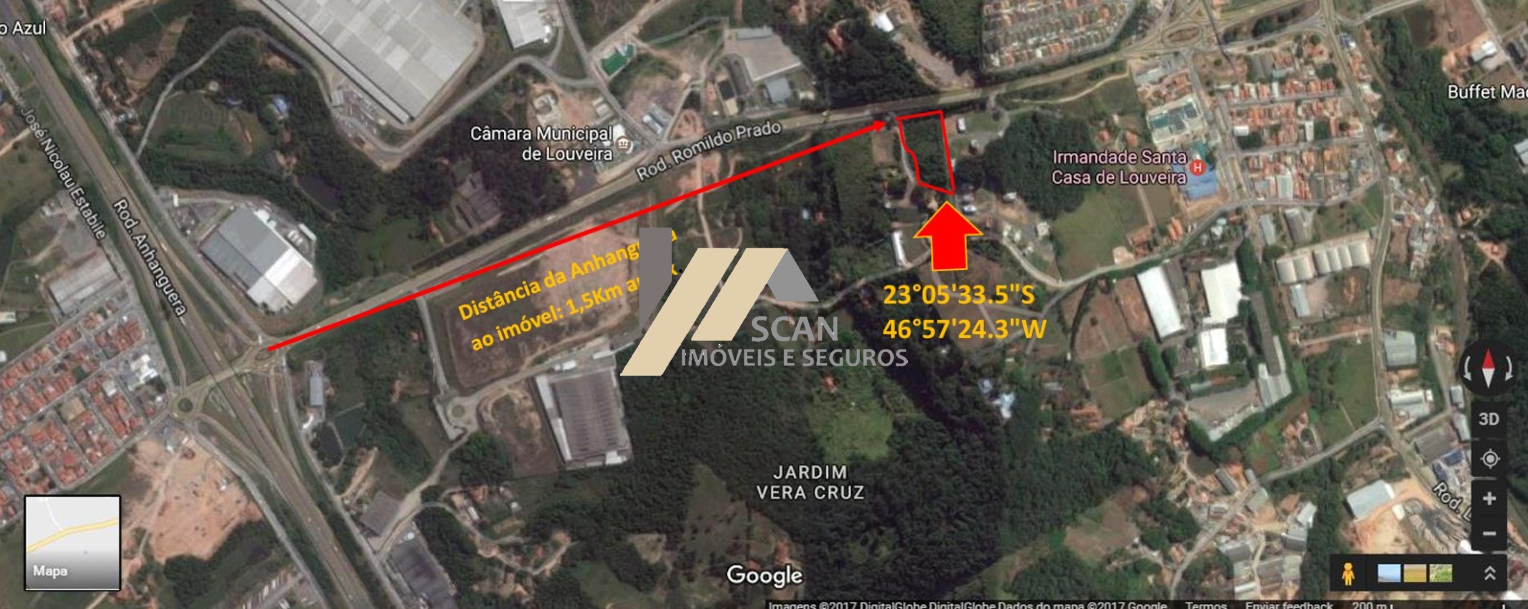 Lote/Terreno Comercial de 9500m² no bairro JARDIM VERA CRUZ, em Louveira | Eu Corretor