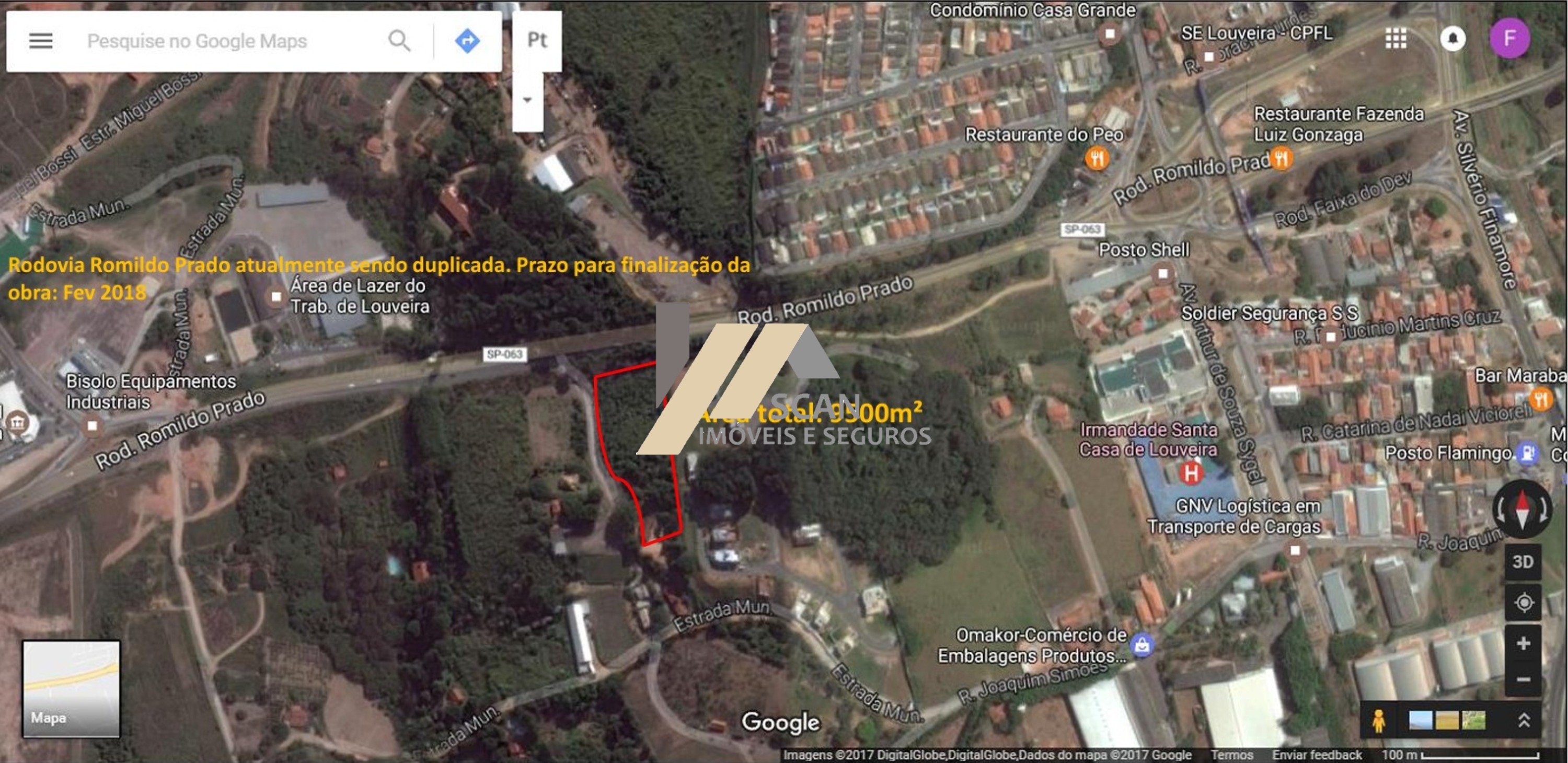 Lote/Terreno Comercial de 9500m² no bairro JARDIM VERA CRUZ, em Louveira | Eu Corretor