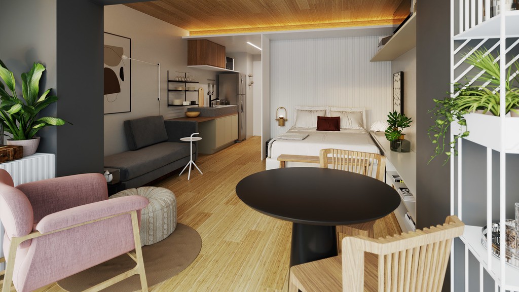 Apartamento à venda com 1 quarto, 24m² - Foto 5