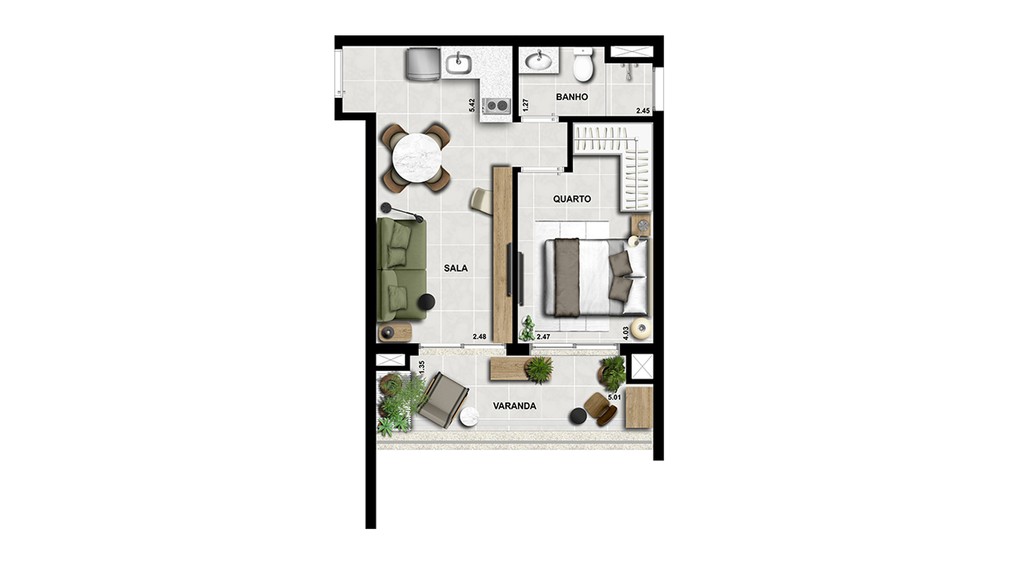 Apartamento à venda com 1 quarto, 24m² - Foto 21