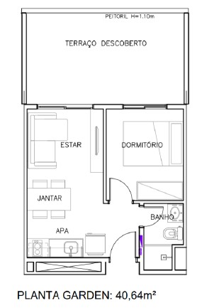 Apartamento, 1 quarto, 40 m² - Foto 19