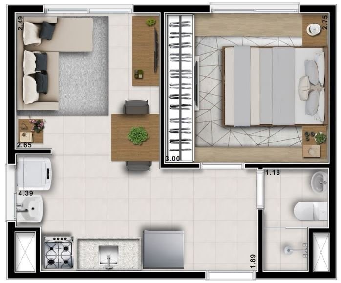 Apartamento à venda com 2 quartos, 41m² - Foto 17