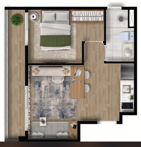Apartamento, 1 quarto, 44 m² - Foto 25