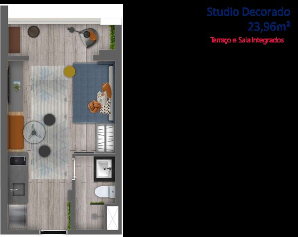 Apartamento, 1 quarto, 23 m² - Foto 19