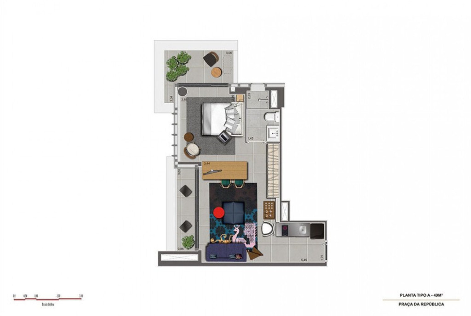 Apartamento, 1 quarto, 38 m² - Foto 13