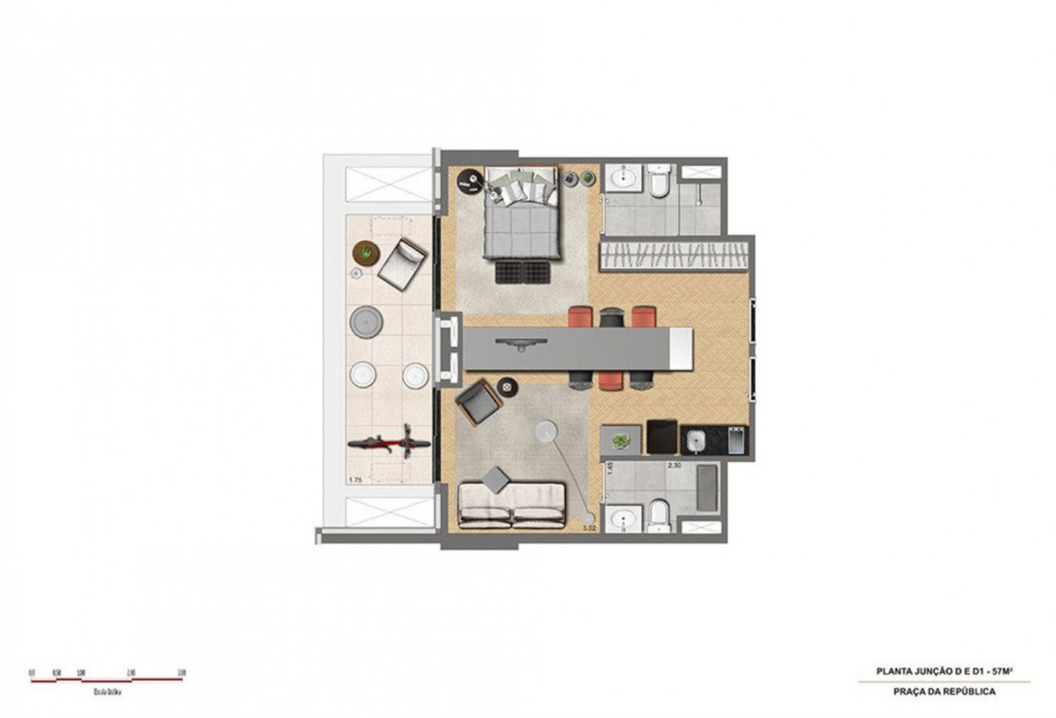 Apartamento, 1 quarto, 38 m² - Foto 15