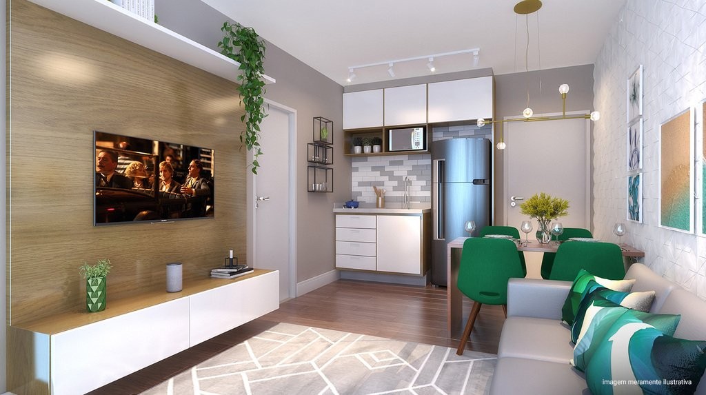 Apartamento à venda com 1 quarto, 29m² - Foto 3