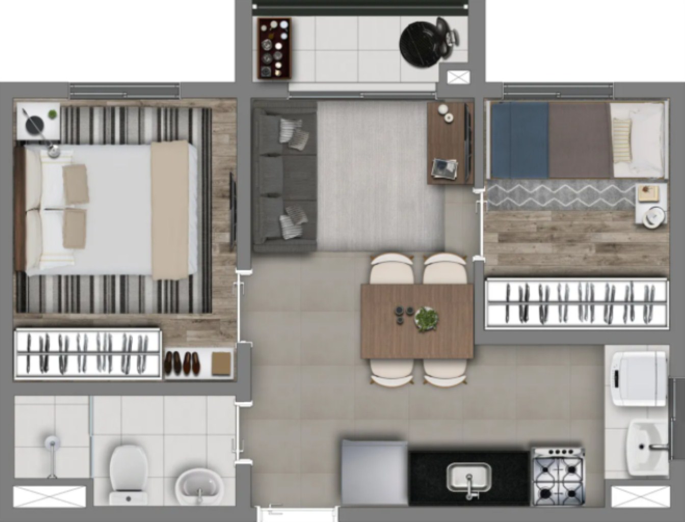 Apartamento, 1 quarto, 24 m² - Foto 16