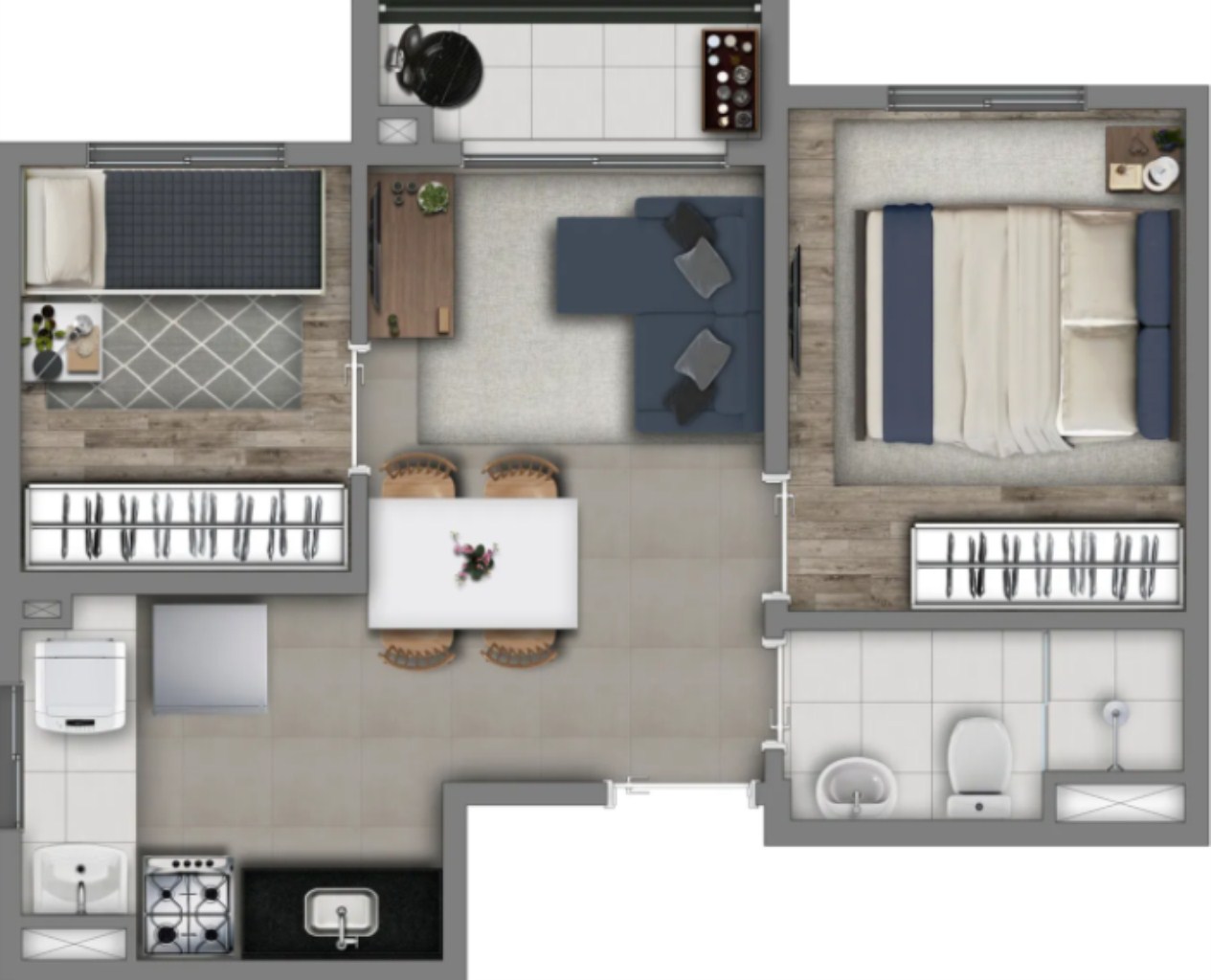 Apartamento, 1 quarto, 24 m² - Foto 17