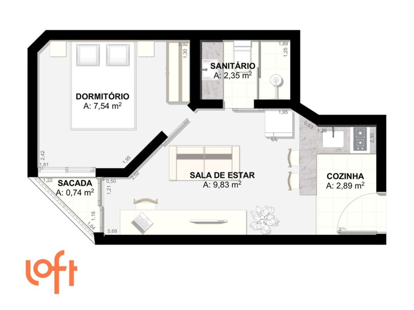 Apartamento, 1 quarto, 26 m² - Foto 27