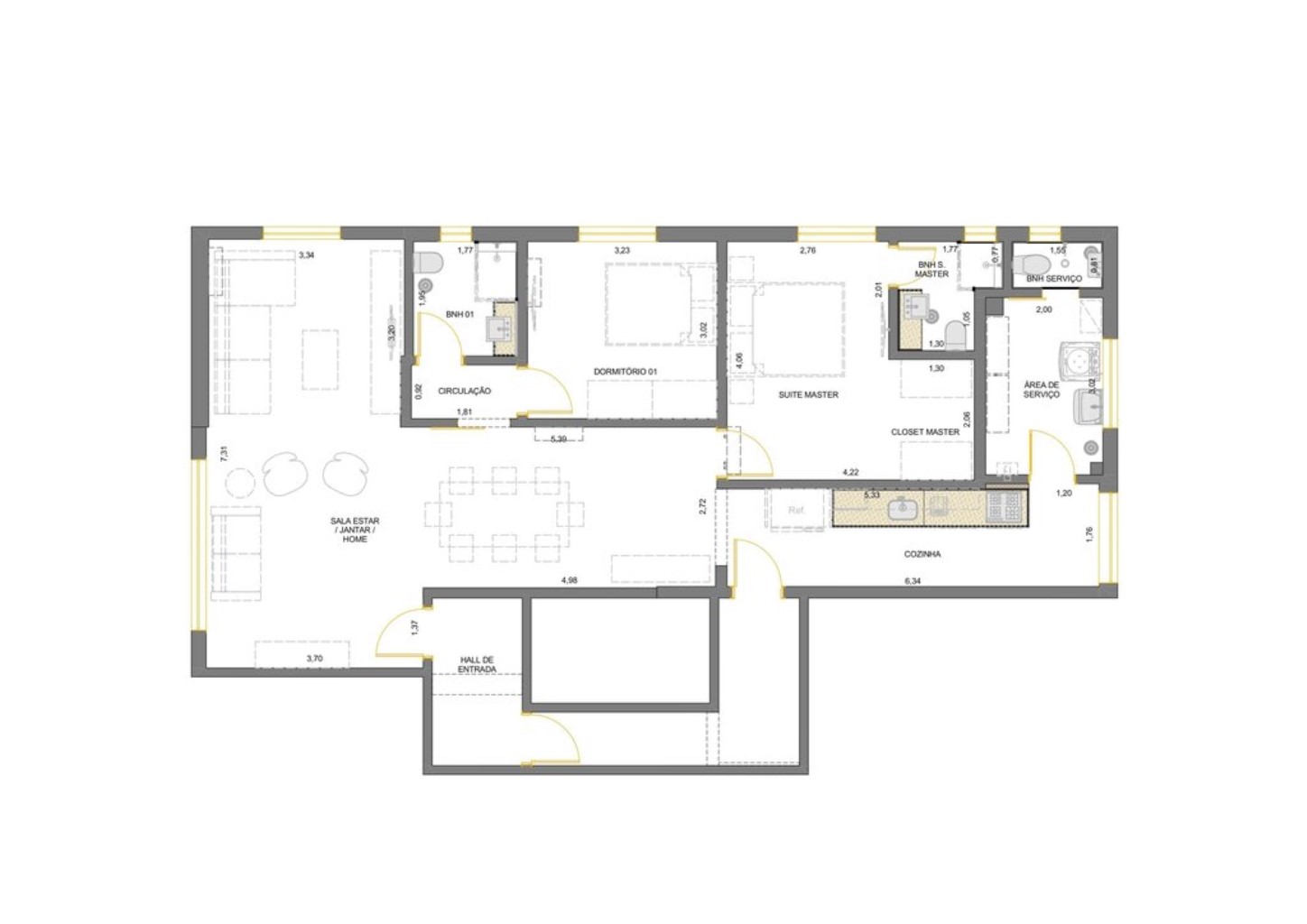 Apartamento, 2 quartos, 106 m² - Foto 9