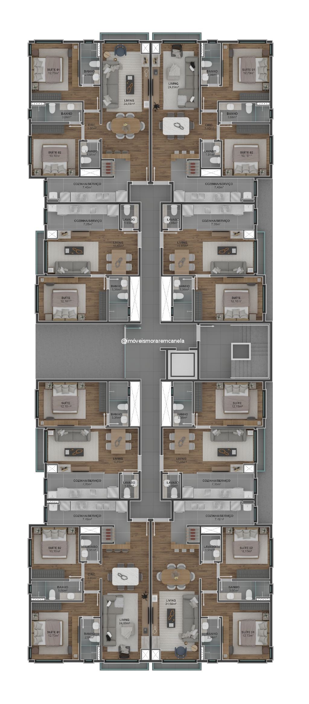 Apartamento, 1 quarto, 47 m² - Foto 12