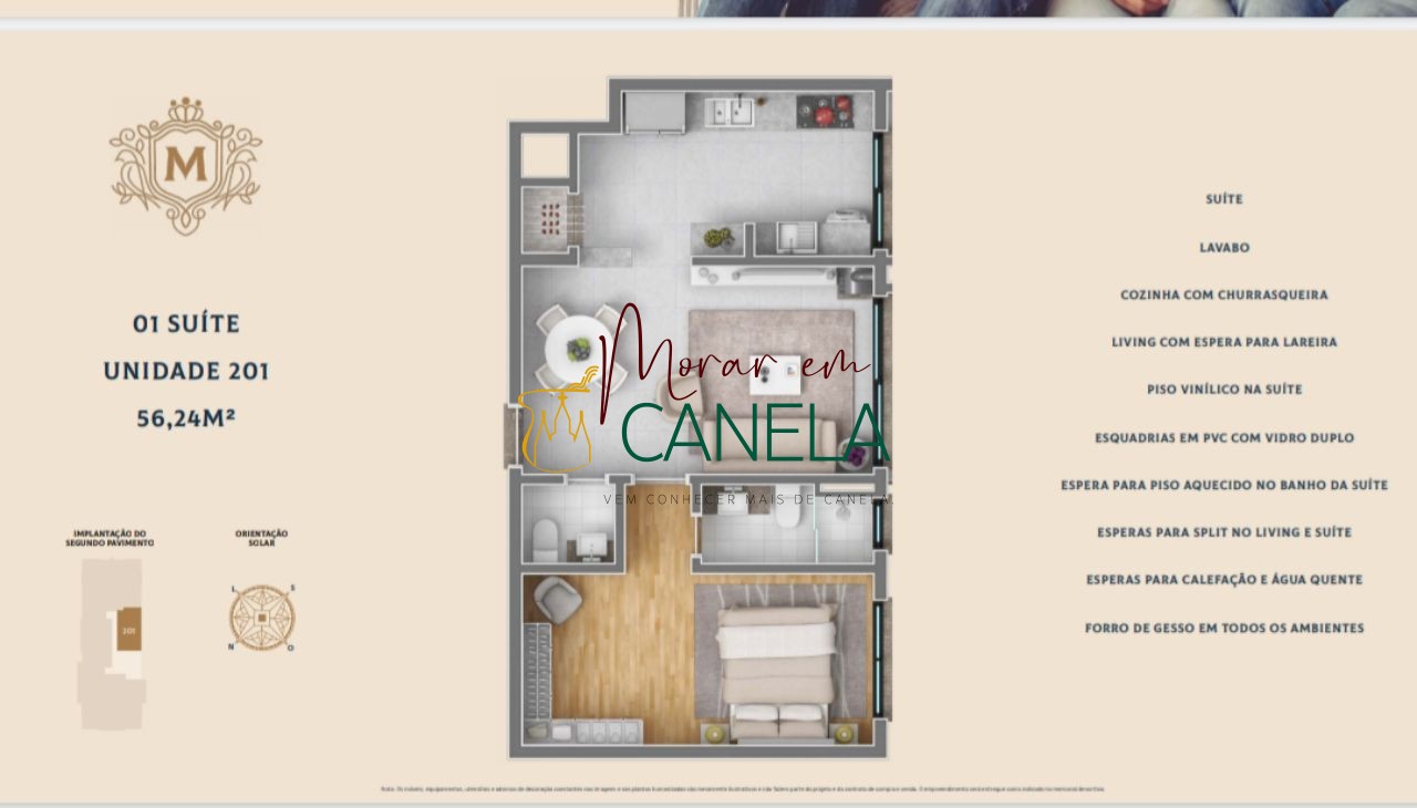 Apartamento, 1 quarto, 56 m² - Foto 14