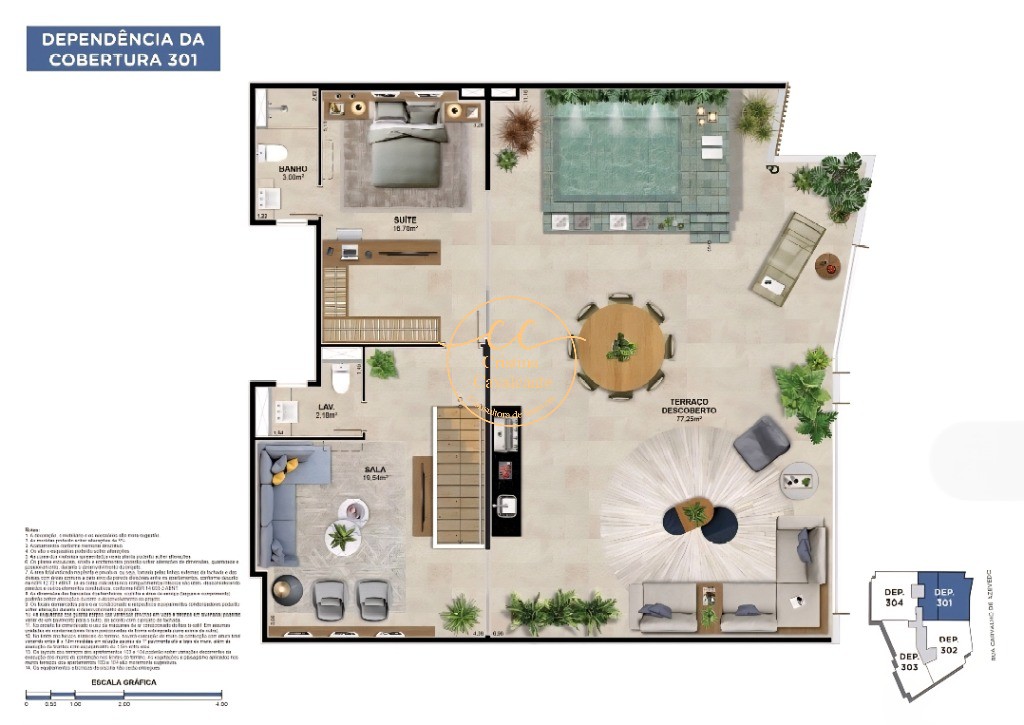 Cobertura, 4 quartos, 265 m² - Foto 25