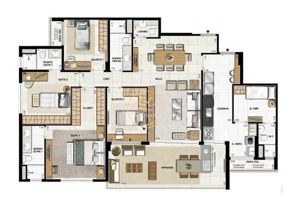 Apartamento, 4 quartos, 153 m² - Foto 16