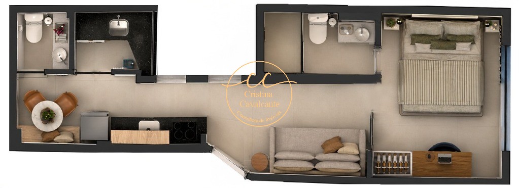 Apartamento, 1 quarto, 35 m² - Foto 15