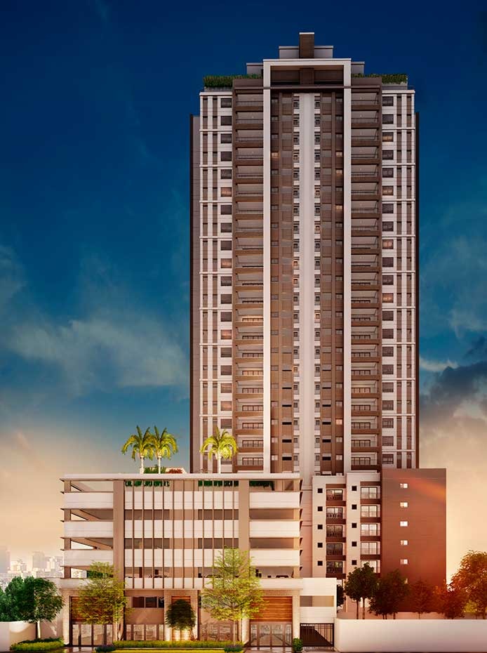 Apartamento de Luxo no Brooklin Paulista: 3 quartos, 3 suítes, 1 sala, 4 banheiros, 2 vagas, 122m² - São Paulo-SP.