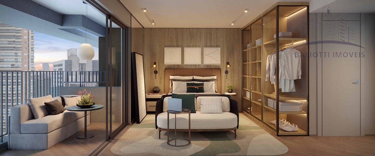 Studio de Luxo no Brooklin Paulista, Alto Padrão de Acabamento, unidades residenciais e não residenciais com serviços de moradia