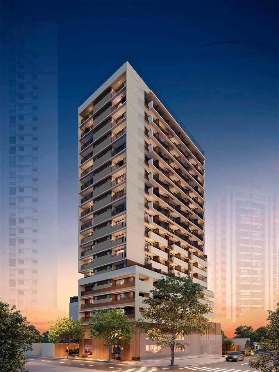 Studio de Luxo no Brooklin Paulista, Alto Padrão de Acabamento, unidades residenciais e não residenciais com serviços de moradia