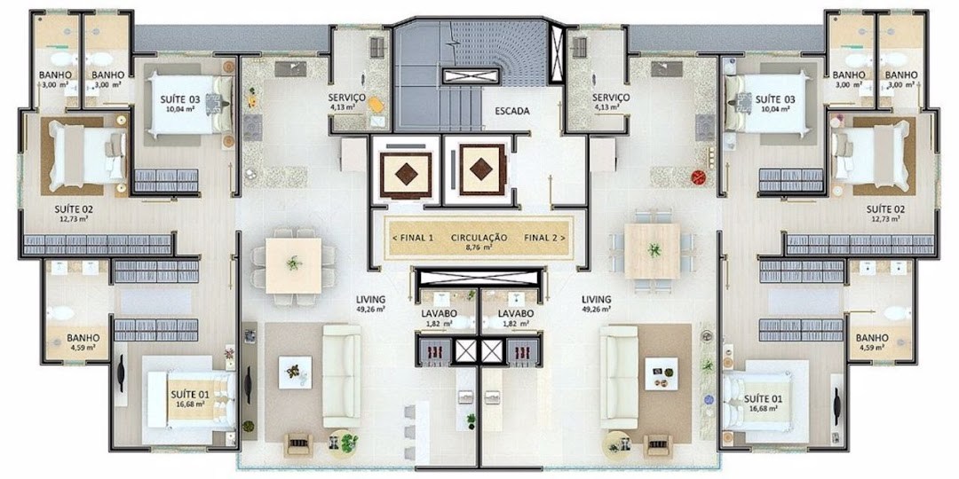 Apartamento, 3 quartos, 120 m² - Foto 10