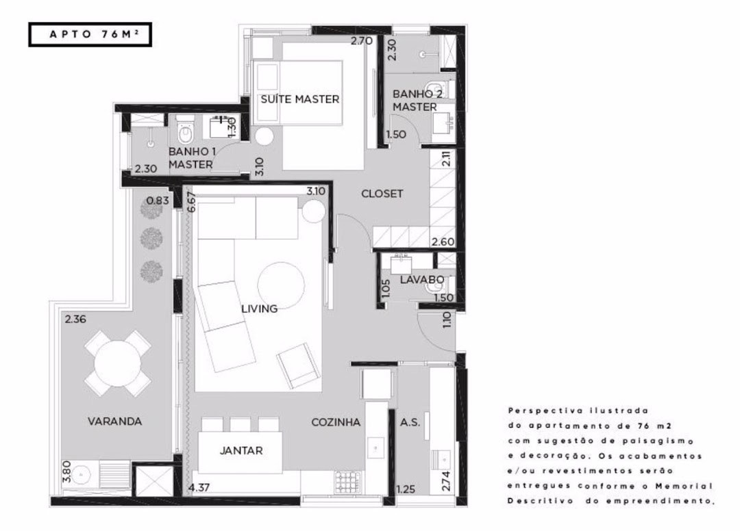 Apartamento, 1 quarto, 93 m² - Foto 10