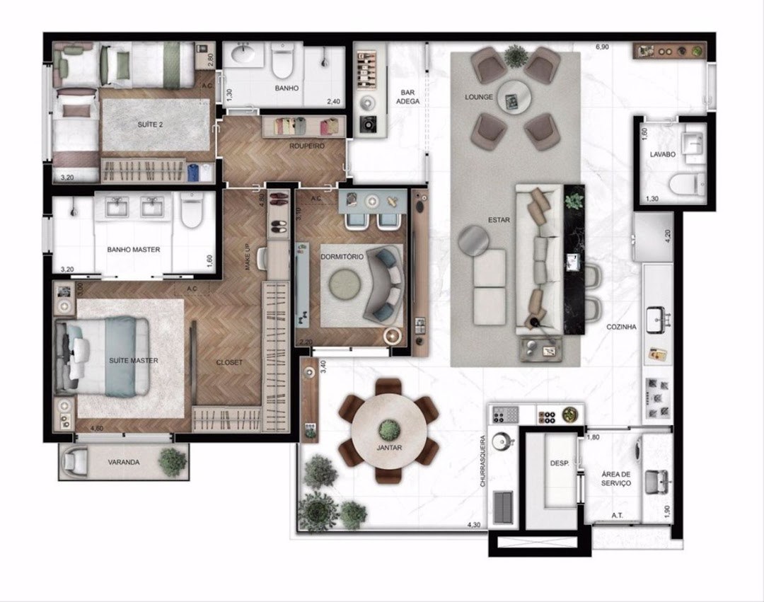 Apartamento, 3 quartos, 118 m² - Foto 5