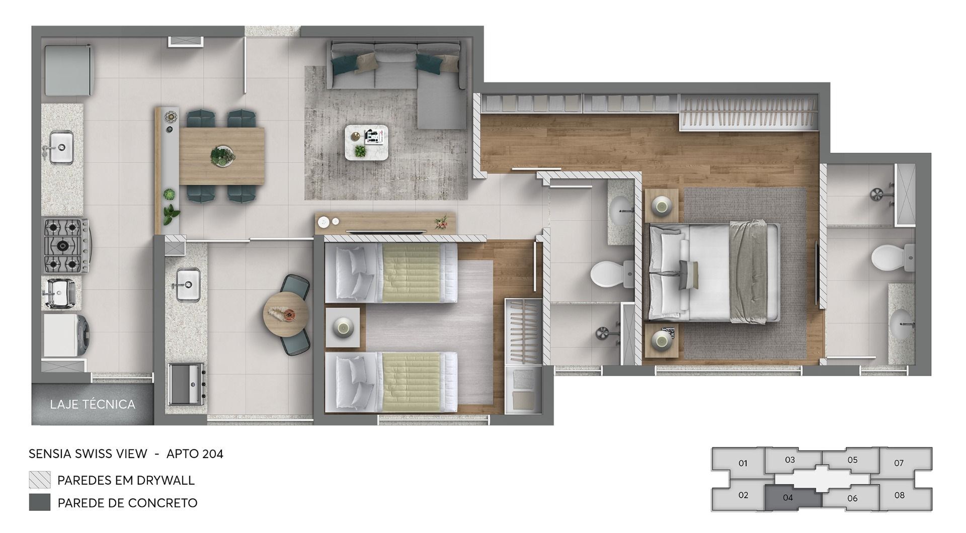 Apartamento, 2 quartos, 60 m² - Foto 32