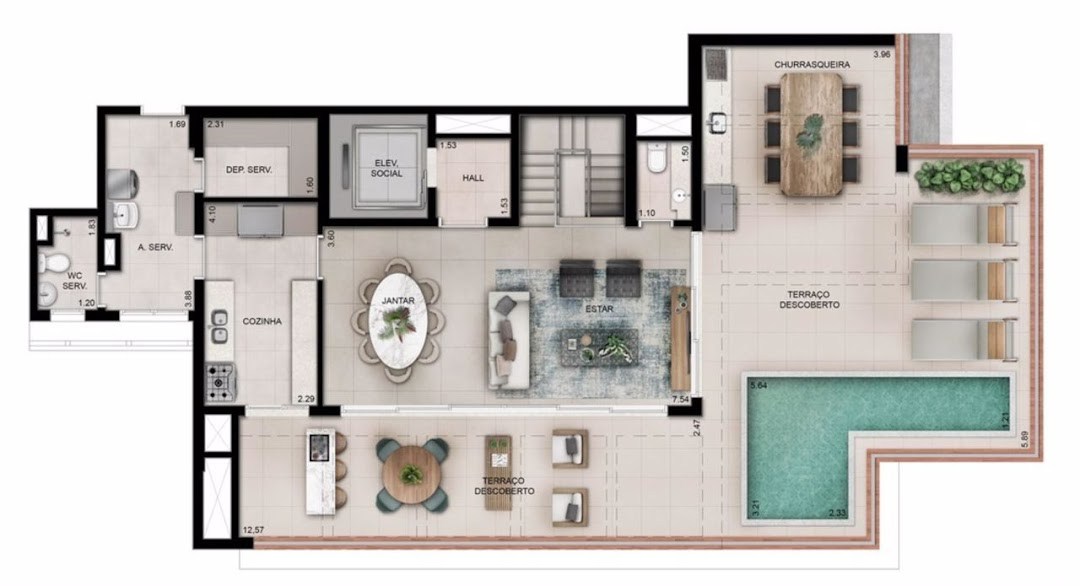 Apartamento, 4 quartos, 161 m² - Foto 7