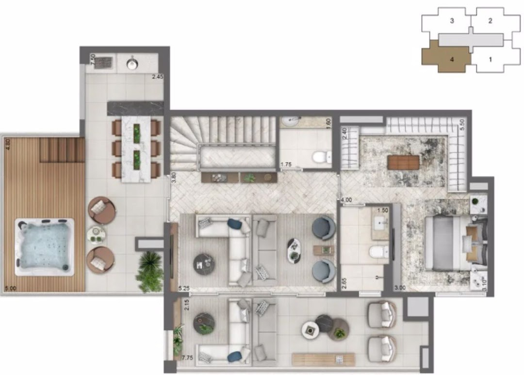 Apartamento, 4 quartos, 187 m² - Foto 22