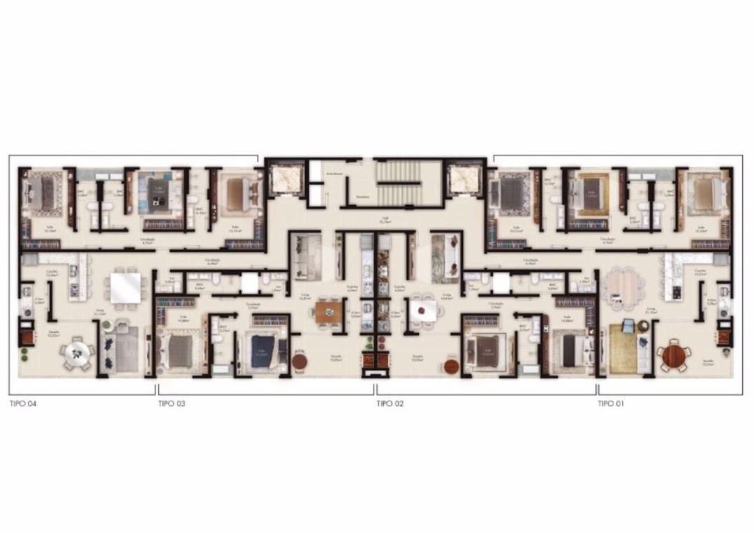 Apartamento, 3 quartos, 129 m² - Foto 2