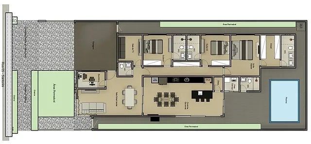 Casa, 3 quartos - Foto 2