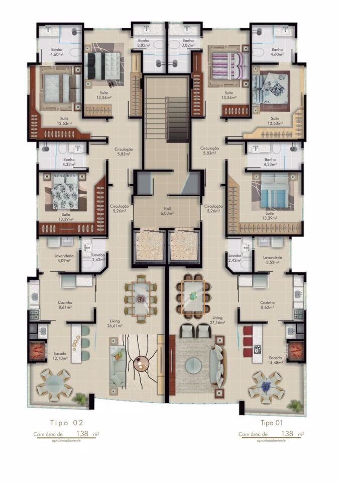 Apartamento, 3 quartos, 135 m² - Foto 10