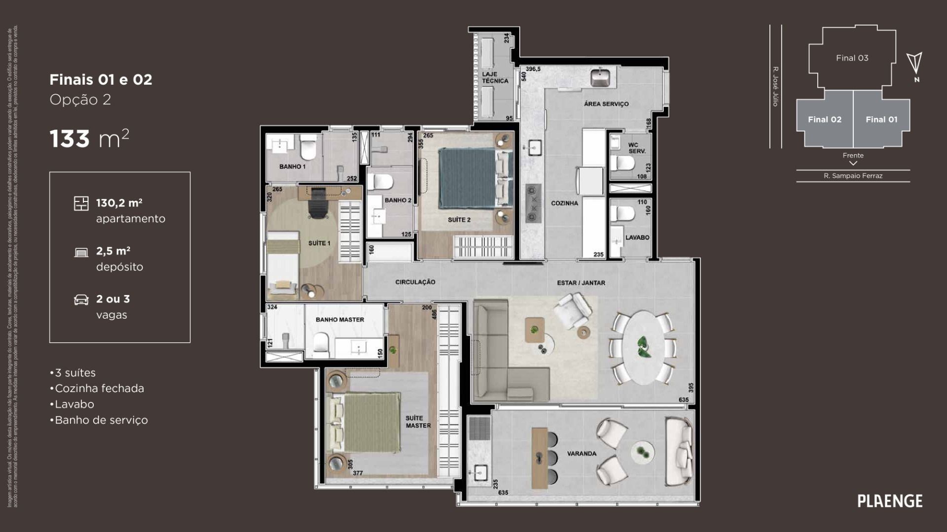Apartamento, 3 quartos, 133 m² - Foto 21