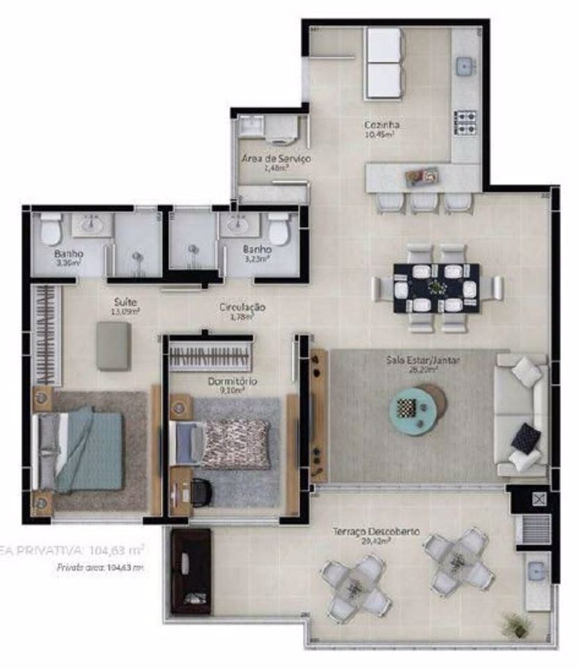 Apartamento, 2 quartos, 104 m² - Foto 24