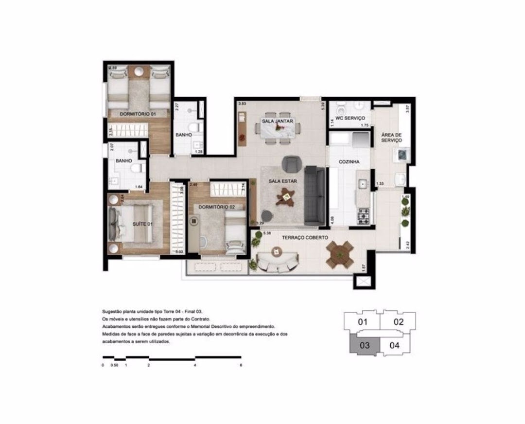 Apartamento, 4 quartos, 130 m² - Foto 33