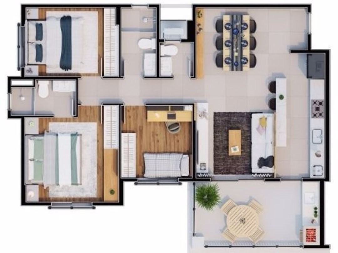 Apartamento, 3 quartos, 91 m² - Foto 27
