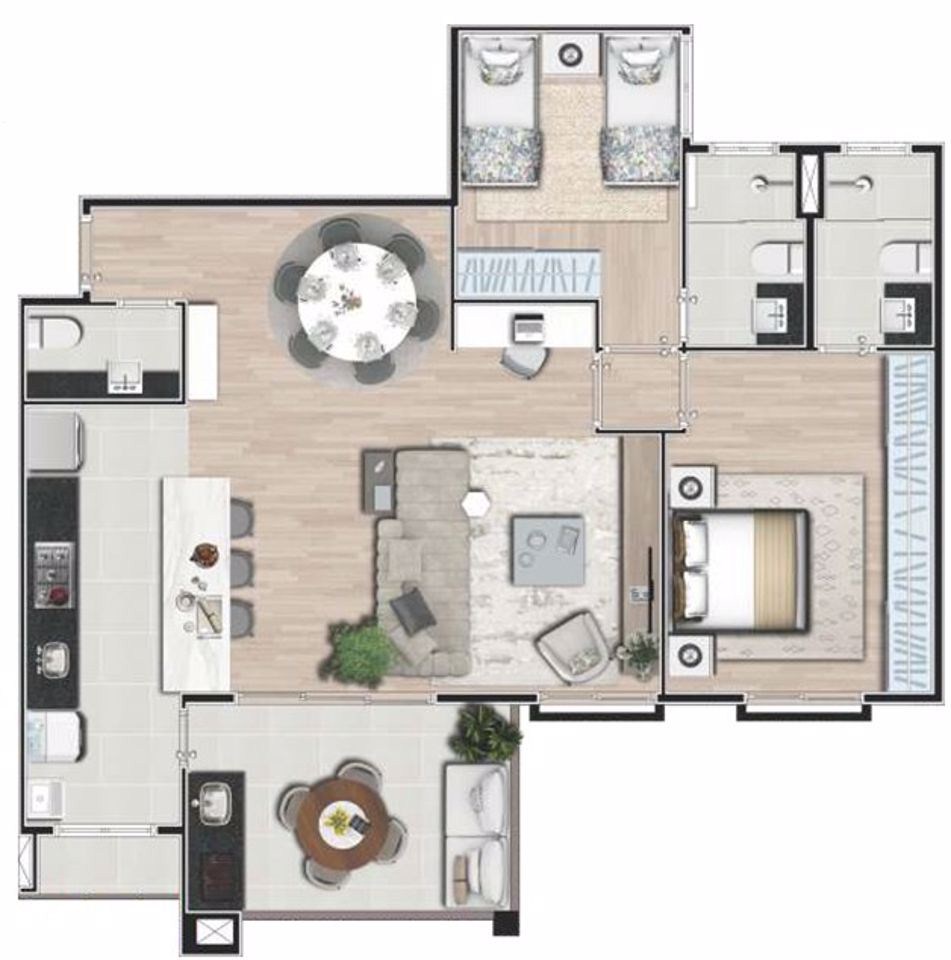 Apartamento, 3 quartos, 124 m² - Foto 16