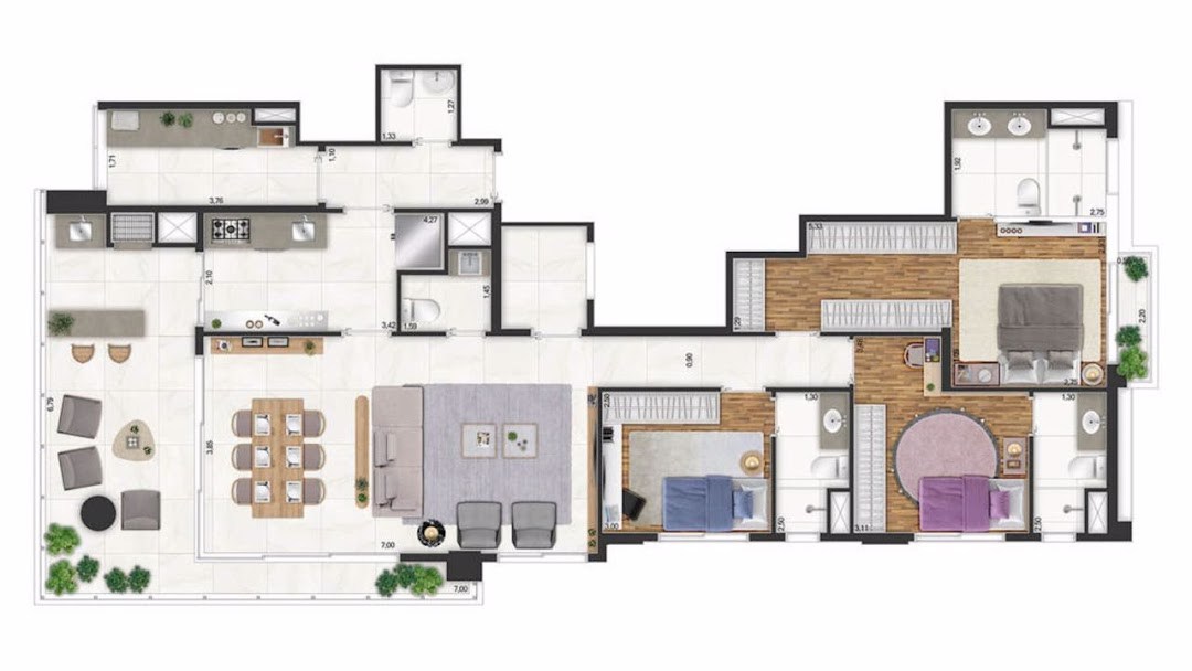 Apartamento, 3 quartos, 136 m² - Foto 6