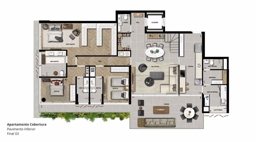 Apartamento, 3 quartos, 214 m² - Foto 5