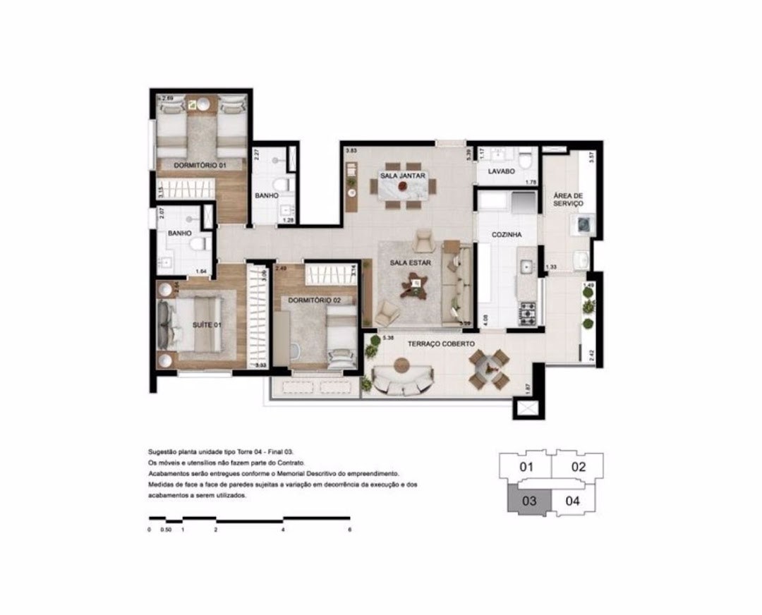 Apartamento, 4 quartos, 222 m² - Foto 37