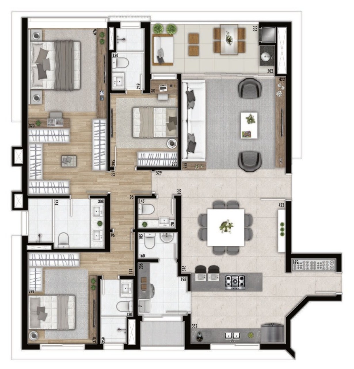 Apartamento, 3 quartos, 150 m² - Foto 21