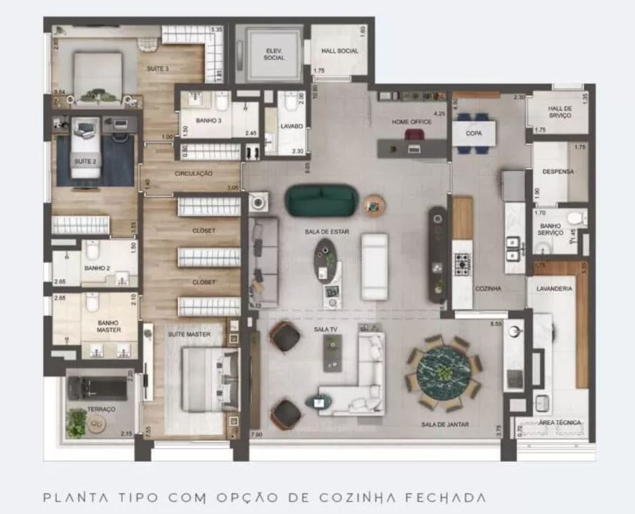 Apartamento, 3 quartos, 209 m² - Foto 17