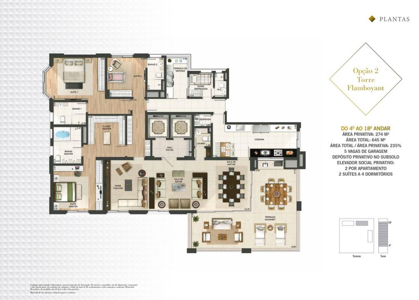 Apartamento, 4 quartos, 473 m² - Foto 52