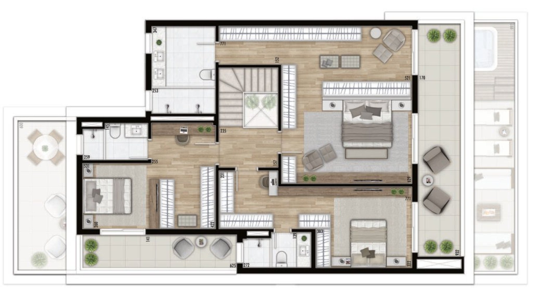 Apartamento, 3 quartos, 198 m² - Foto 31