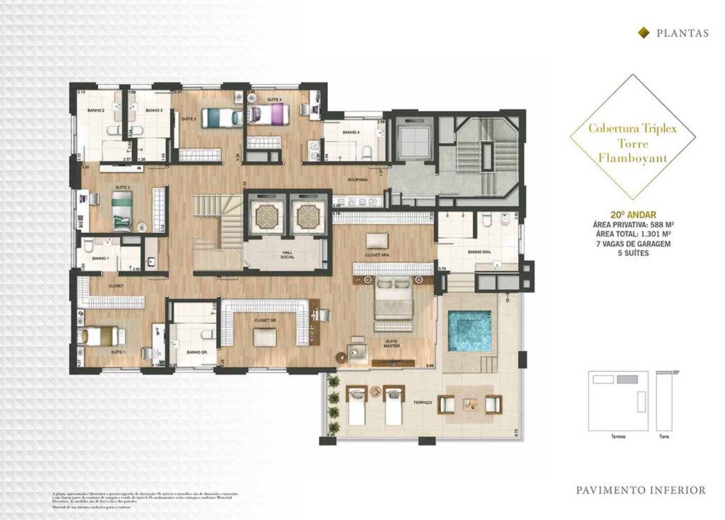 Apartamento, 4 quartos, 473 m² - Foto 60